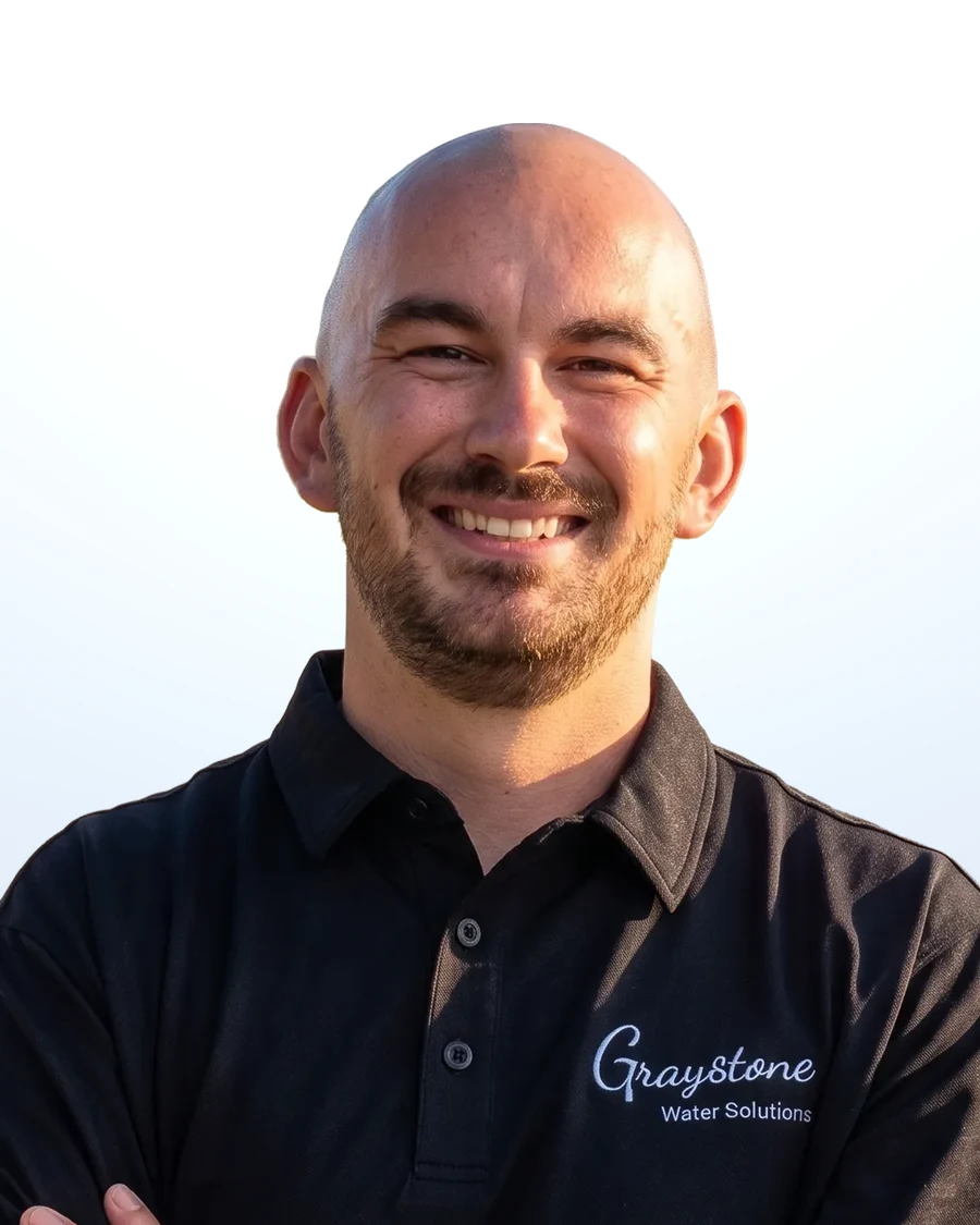 Sean, who leads field operations and installation at Graystone Water Solutions